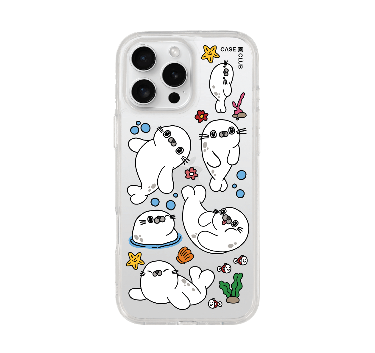 เคสใส iphone 16 pro max ซีลสติ๊กเกอร์