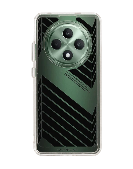 oppo reno 12f clear case sharp flow