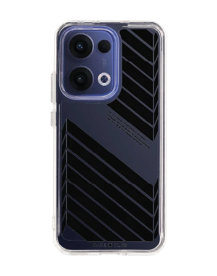 oppo reno 13 clear case sharp flow