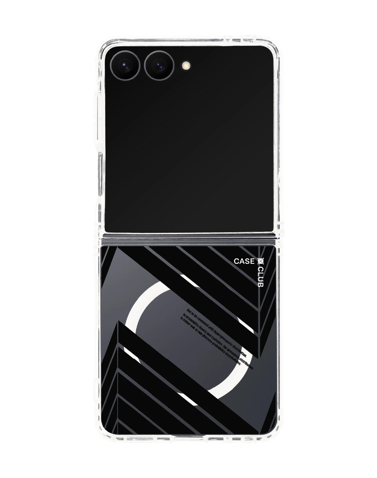 เคสใส samsung galaxy z flip 8 magsafe เส้นคมเคลื่อนไหว