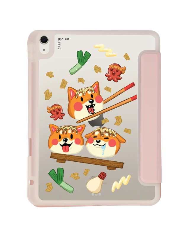 เคสใส ipad air4/5/6/7 11" 2025 (m2/m3) สีชมพู ทาโกชิบะ