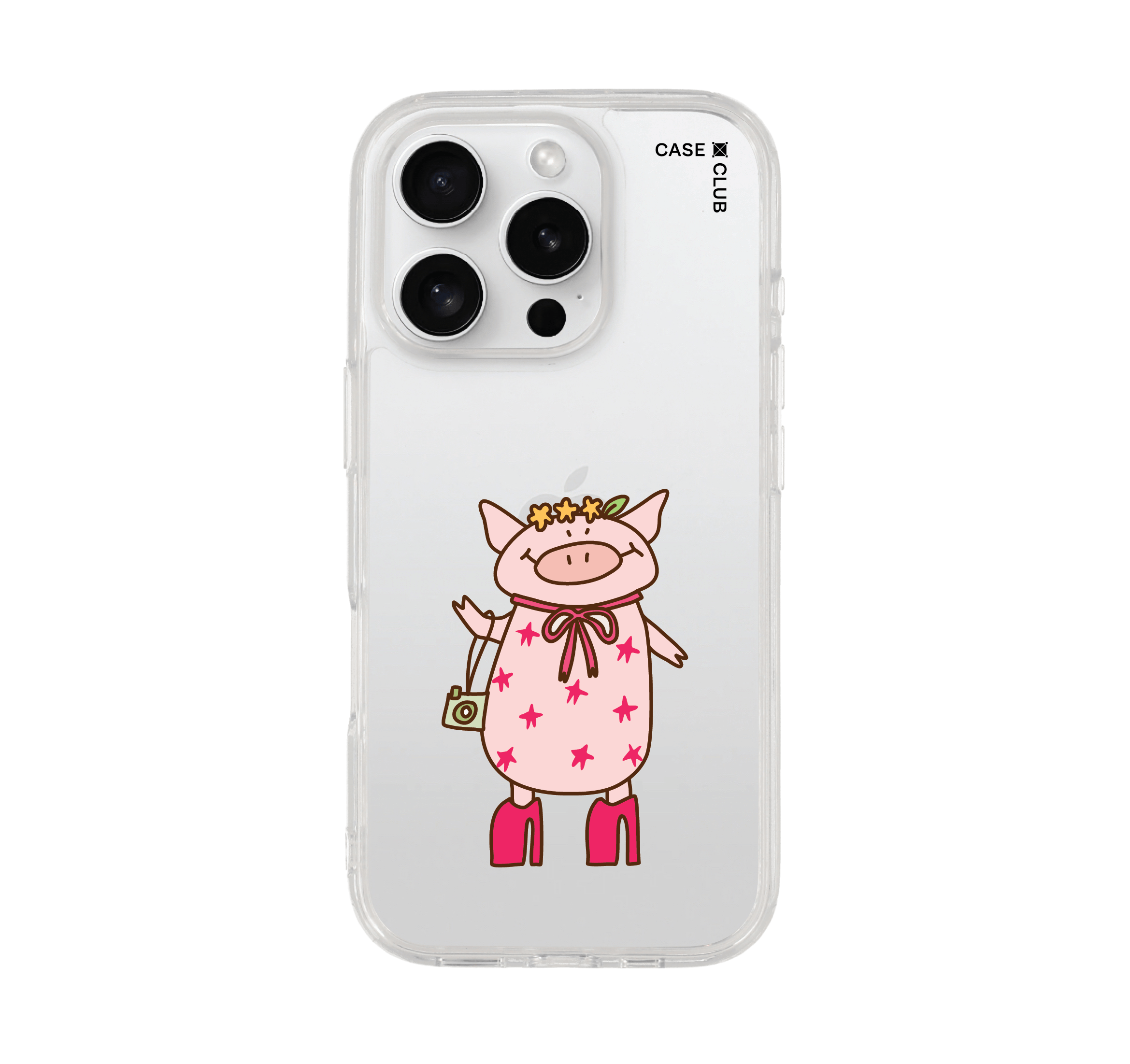เคสใส iphone 16 pro หมูช้อปปิ้ง