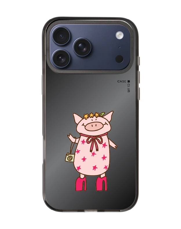 iphone 17 pro max black mirror magsafe shopping pig