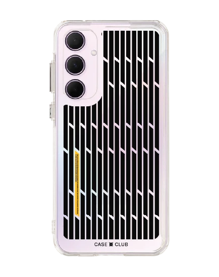 samsung galaxy a55 clear case signal grid