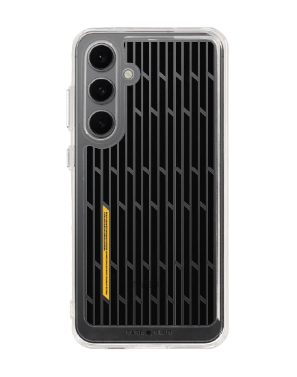 samsung galaxy s24 fe clear case signal grid