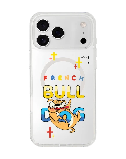เคสใส iphone 17 pro max magsafe เฟรนช์บูลด็อกหรรษา