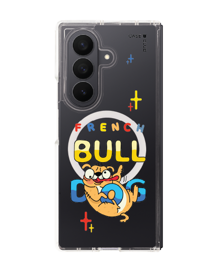 เคสใส samsung galaxy z fold 7 magsafe เฟรนช์บูลด็อกขี้เล่น