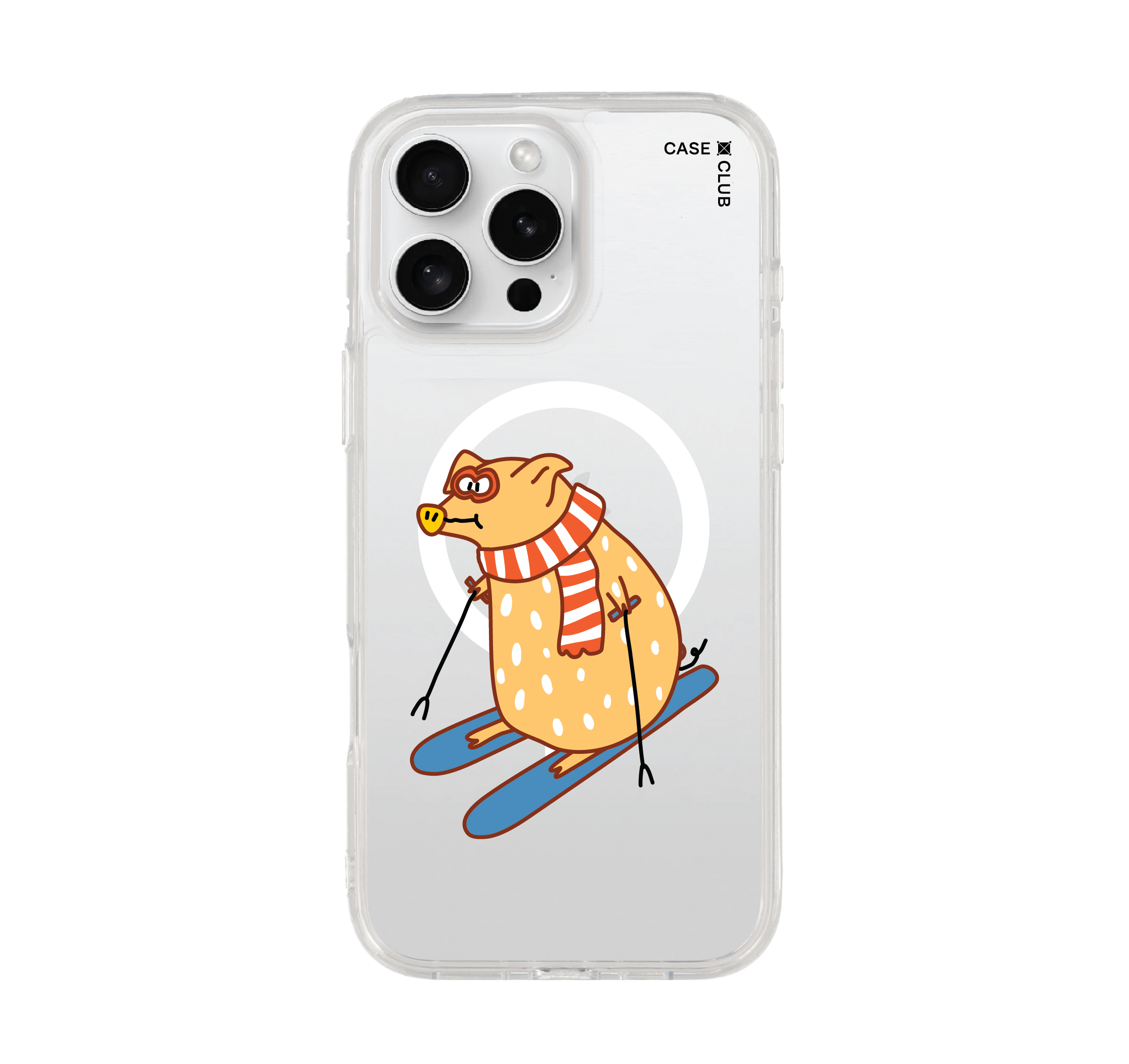เคสใส iphone 16 pro max magsafe หมูสกี