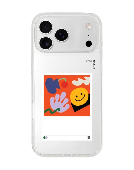 iphone 17 pro max clear smiley poster