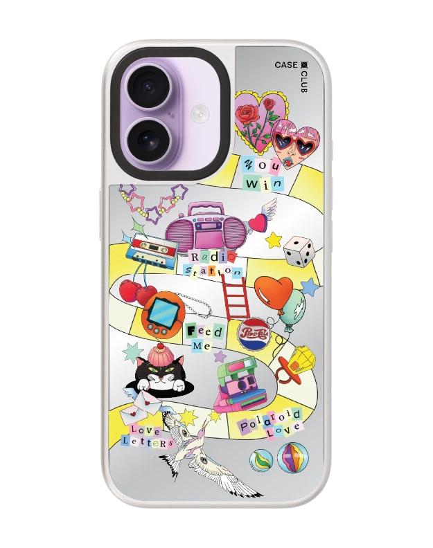 iphone 17 mirror silver magsafe snake & ladder by bomfha