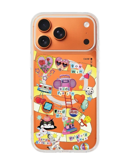 iphone 17 pro max clear magsafe snake & ladder by bomfha
