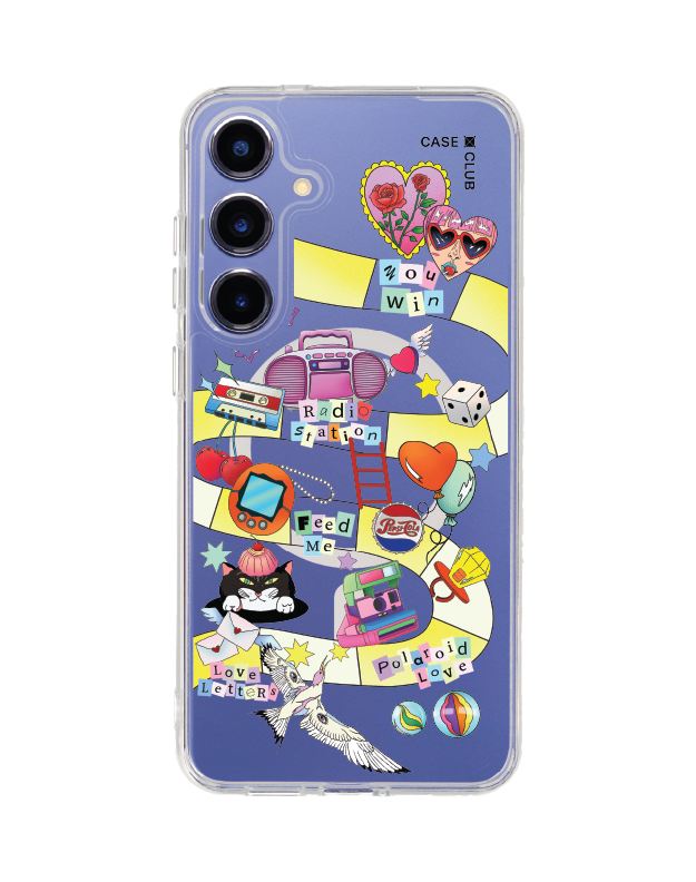 Samsung Galaxy S25 Plus Clear MagSafe Snake & Ladder by Bomfha