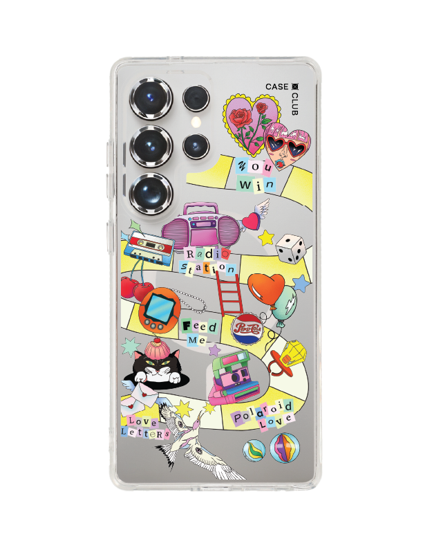 Samsung Galaxy S25 Ultra Clear MagSafe Snake & Ladder by Bomfha