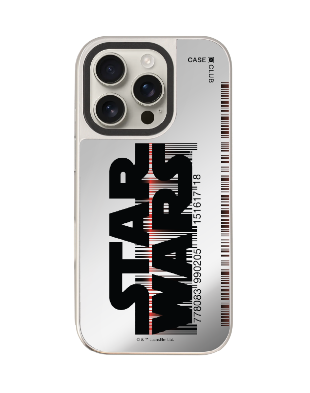 เคสกระจก iphone 16 pro max magsafe star wars barcode logo