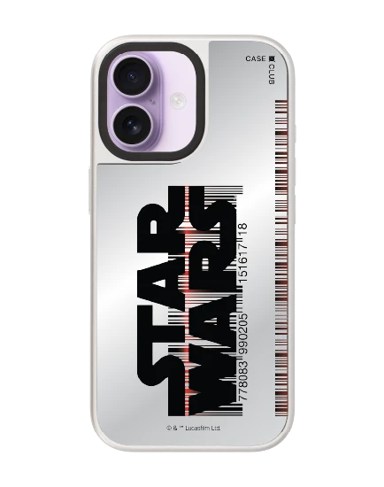 iphone 17 mirror silver magsafe star wars barcode logo