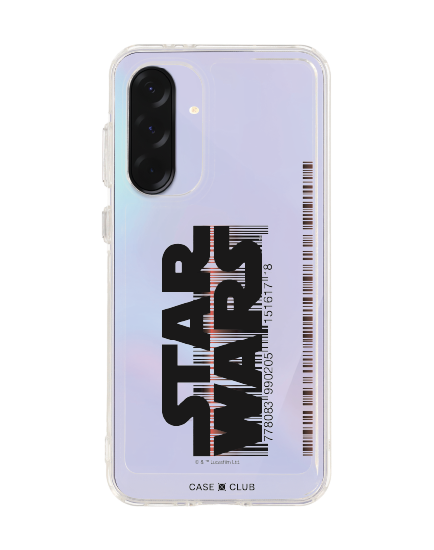 เคสใส samsung galaxy a36 star wars barcode logo
