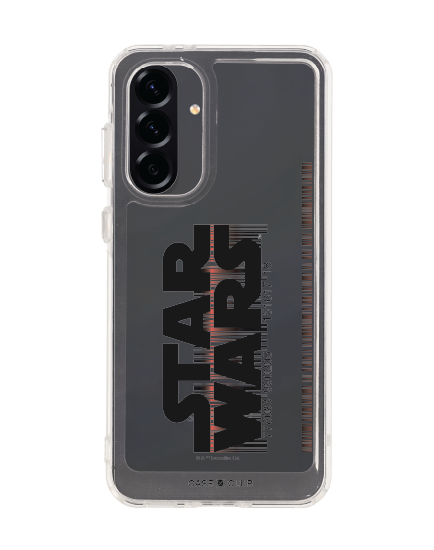 เคสใส samsung galaxy a56 star wars barcode logo
