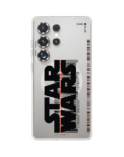 samsung galaxy s25 ultra clear magsafe star wars barcode logo