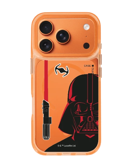 iphone 17 pro clear orange magsafe star wars darth vader