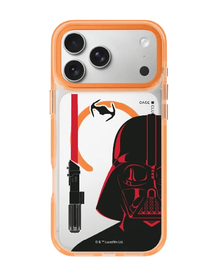 iphone 17 pro max clear orange magsafe star wars darth vader