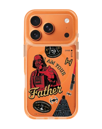iphone 17 pro clear orange magsafe star wars i am your father