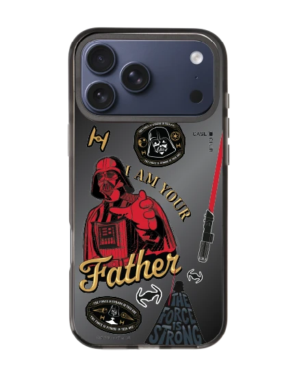 iphone 17 pro max black mirror magsafe star wars i am your father