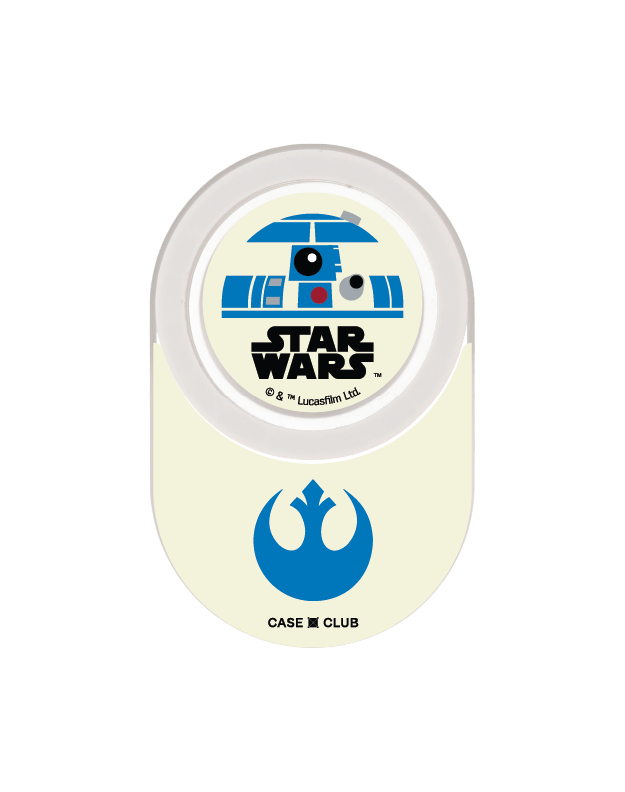 Clear PopGrip Star Wars R2-D2