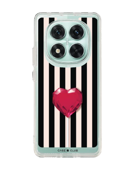 เคสใส redmi note 14 pro หัวใจลายทาง