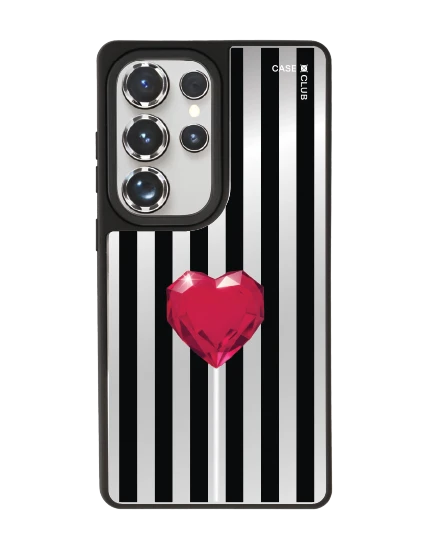 samsung s25 ultra matte mirror magsafe striped heartbeat
