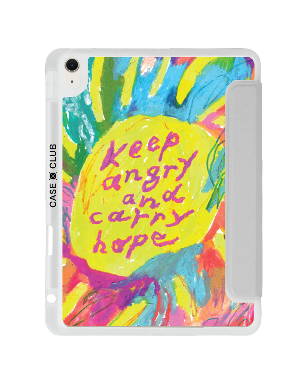 เคสใส iPad Air4/5/6/7 11" 2025 (M2/M3) สีเทา ลายเซ็นพระอาทิตย์โดย Juli Baker