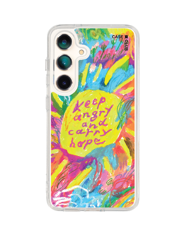 เคสใส samsung galaxy s25 magsafe ลายเซ็นพระอาทิตย์โดย juli baker