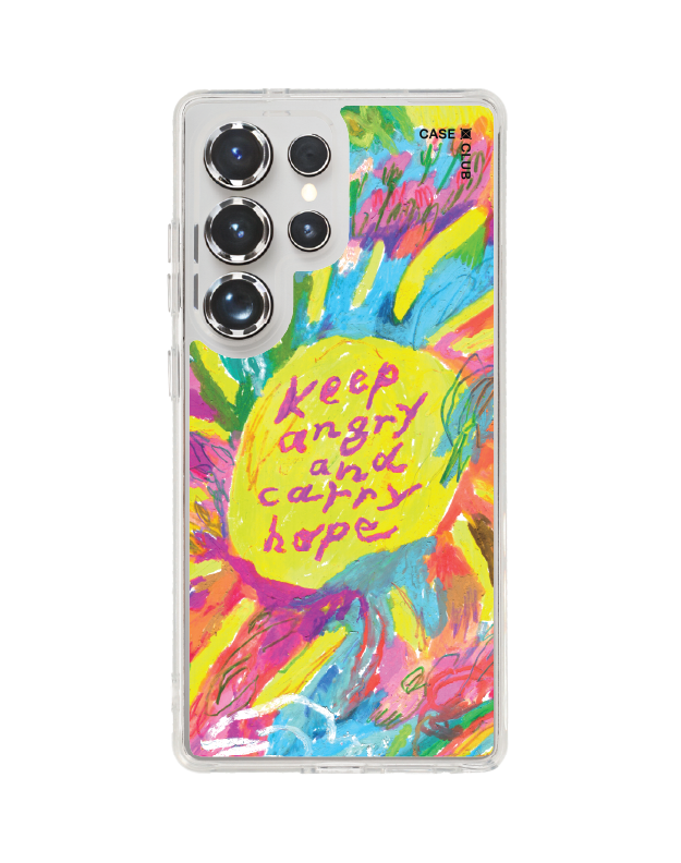 เคสใส samsung galaxy s25 ultra magsafe ลายเซ็นพระอาทิตย์โดย juli baker