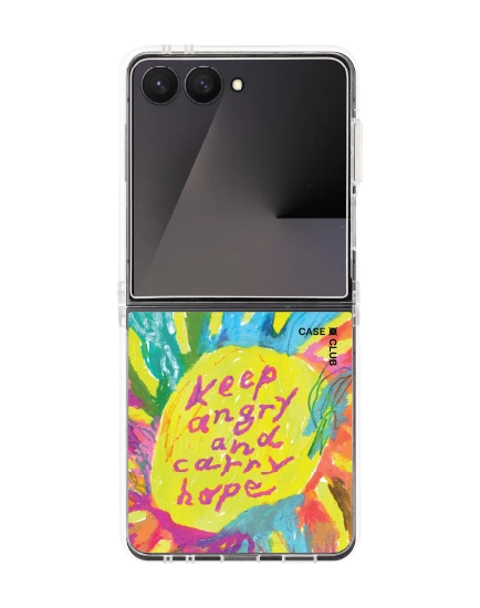 เคส samsung galaxy z flip 7 magsafe ภาพวาดพระอาทิตย์ โดย juli baker