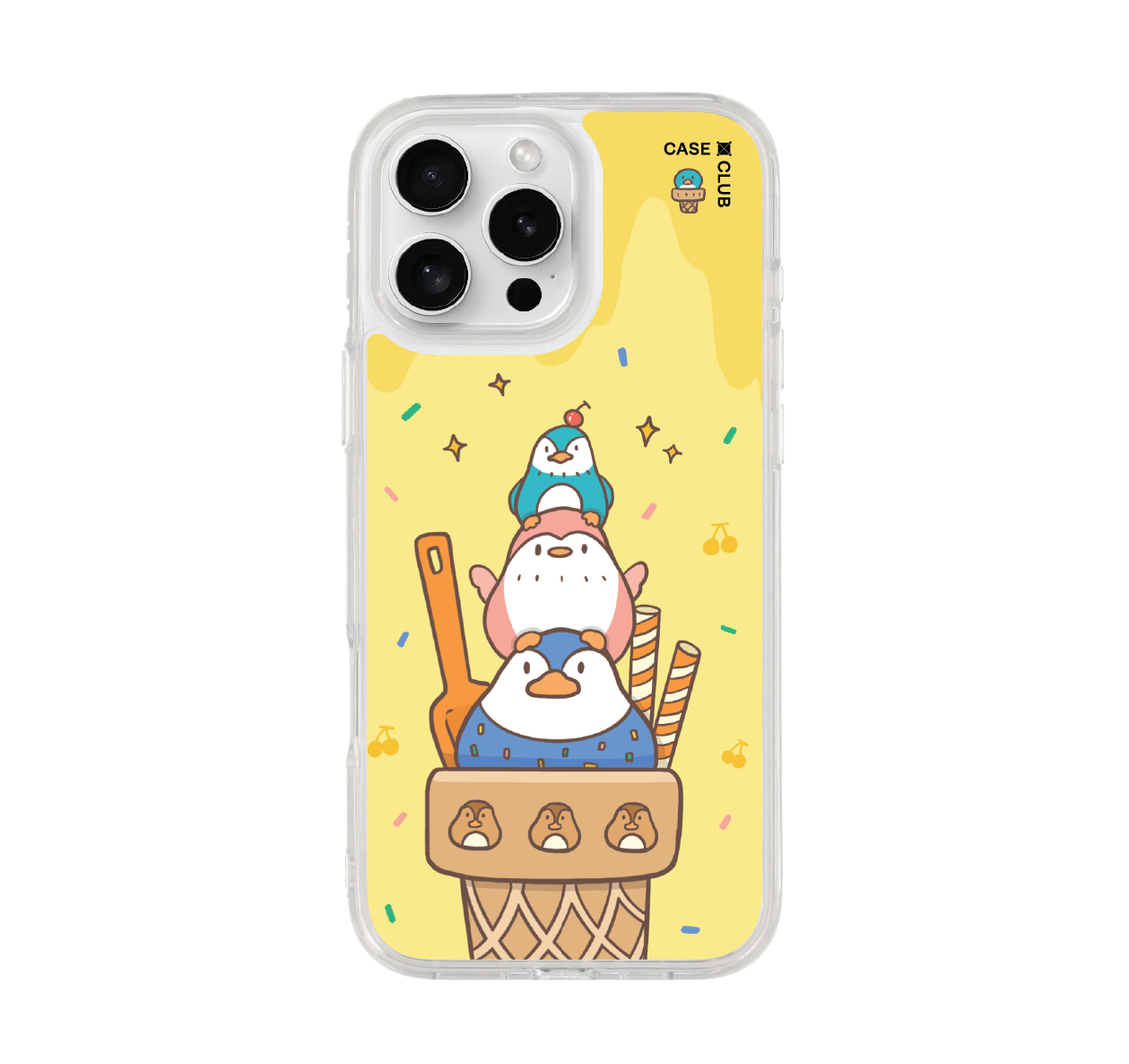 เคสใส iPhone 16 Pro Max เพนกวินซันเด