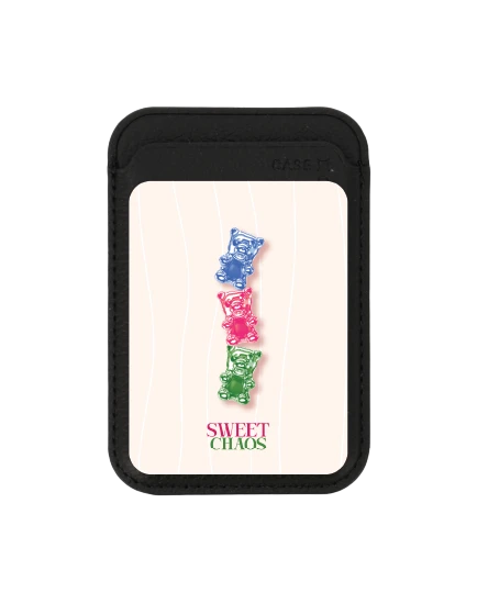 black wallet magsafe sweet chaos bear