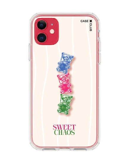 เคสใส iphone 11 เยลลี่หมีตัวป่วน