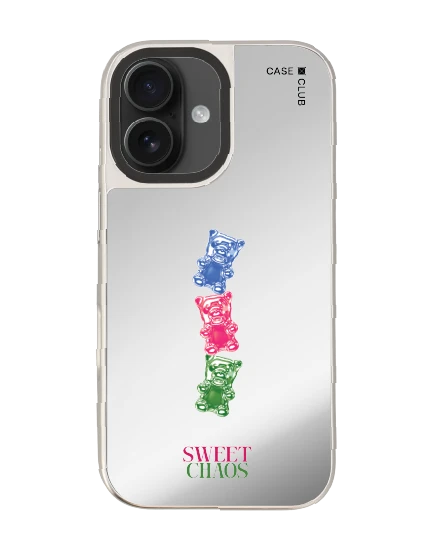iphone 16 mirror case magsafe sweet chaos bear