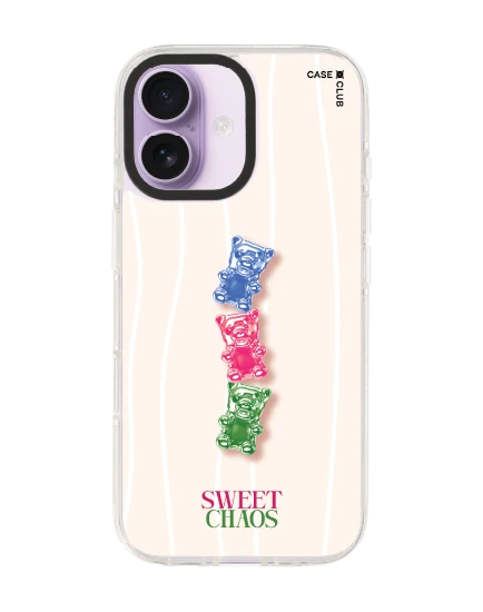 เคสใส iphone 17 magsafe shield เยลลี่หมีตัวป่วน