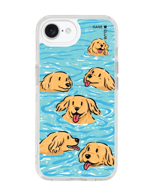 เคสใส iphone 16e magsafe โกลเด้นน้อยว่ายน้ำ