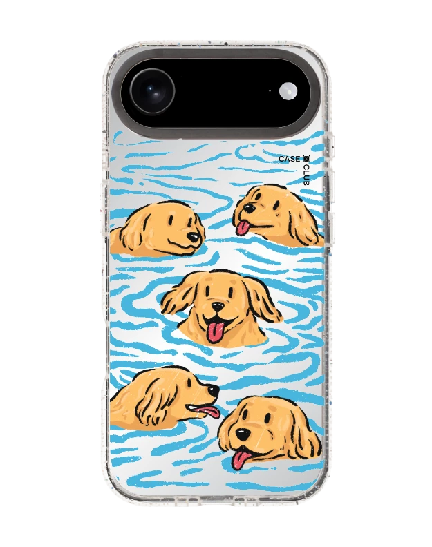 เคสกระจกใส iphone air mirror magsafe โกลเด้นน้อยว่ายน้ำ