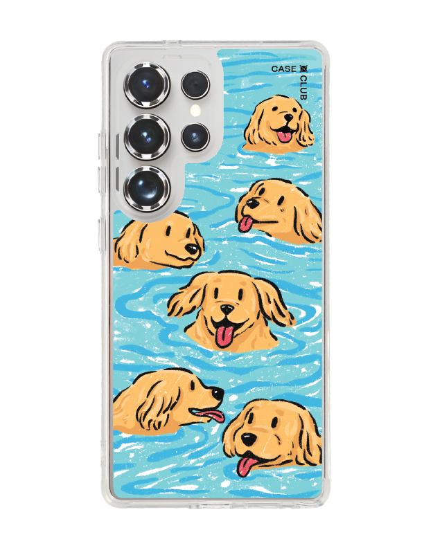 เคสใส samsung galaxy s25 ultra magsafe โกลเด้นน้อยว่ายน้ำ