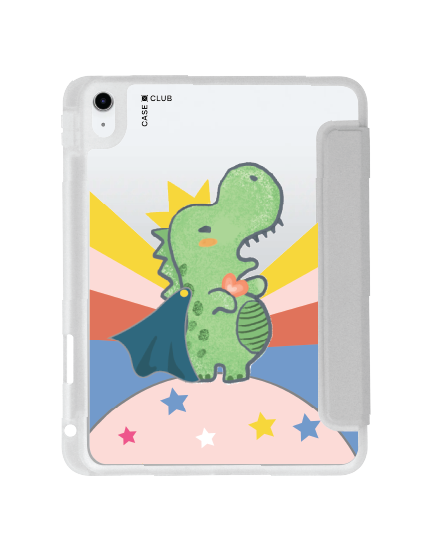 เคสใส iPad Gen 10th/11th 2025 สีเทา ที-เร็กซ์เวิลด์