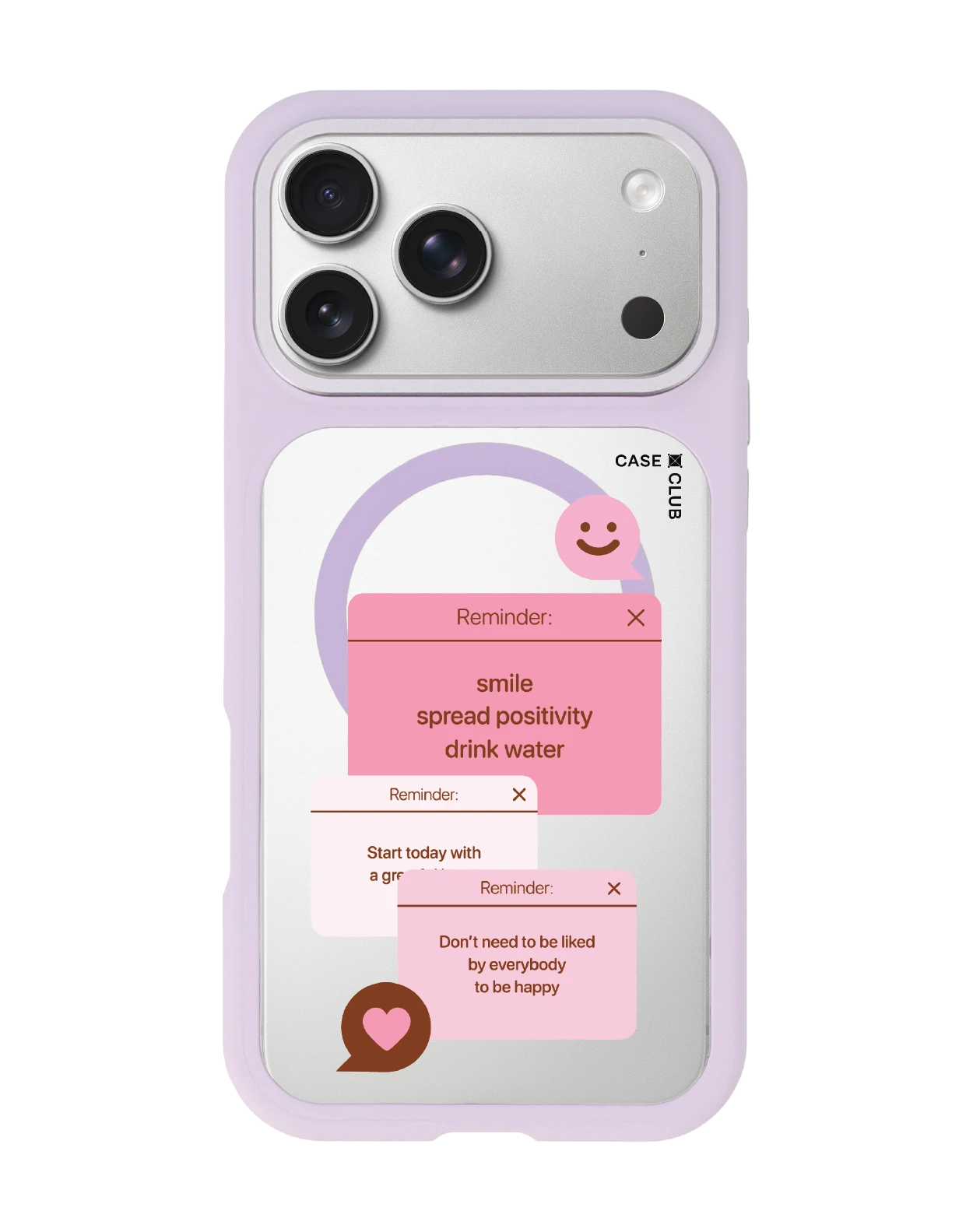 เคสเปลี่ยนฝาหลัง iphone 18 pro max magsafe สีม่วง ข้อความแห่งแรงบันดาลใจ