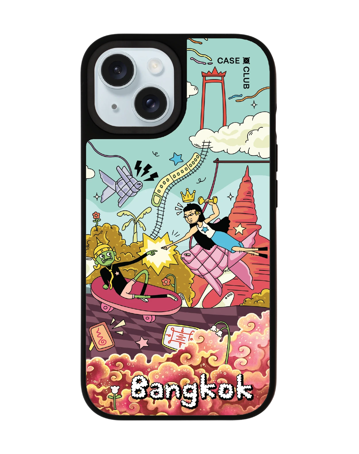 เคสกระจกดำด้าน iphone 15 magsafe เสน่ห์ไทยแลนด์