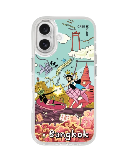 เคสใส iphone 16 magsafe สีขาว เสน่ห์ไทยแลนด์