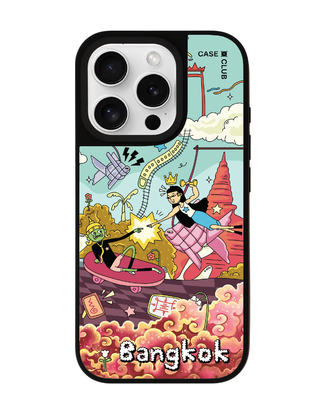 เคสกระจกดำด้าน iphone 16 pro magsafe เสน่ห์ไทยแลนด์
