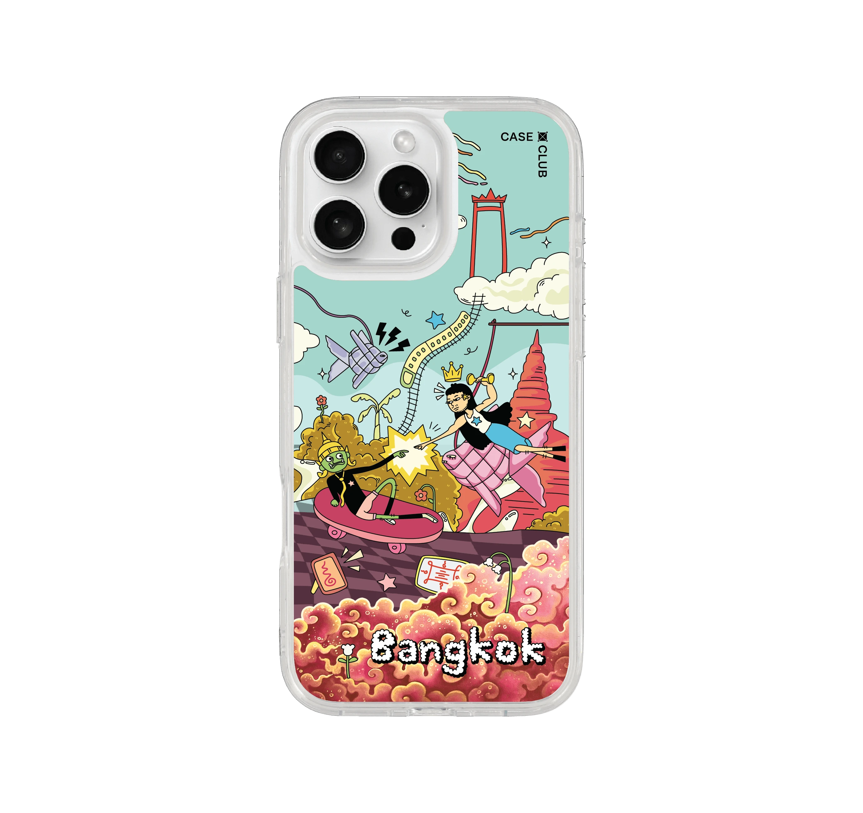เคสใส iphone 16 pro max กลิ่นอายกรุงเทพฯ เสน่ห์ไทยแลนด์