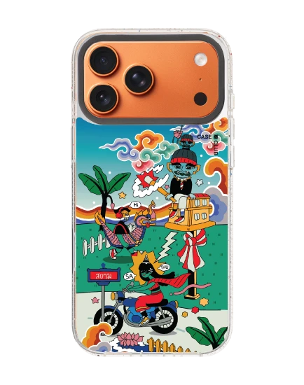 เคสกระจกใส iphone 17 pro max mirror magsafe ไบค์เกอร์ไทยสไตล์