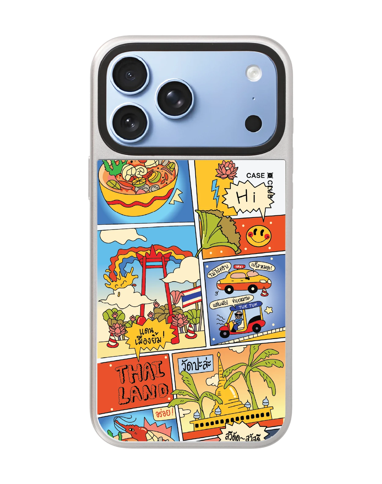 เคสกระจก iphone 18 pro max magsafe การตูนไทยๆ