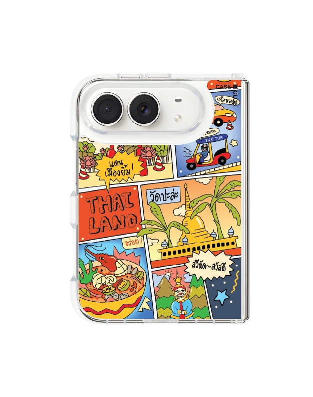 iphone duo clear magsafe thai comic